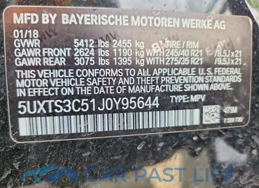 5UXTS3C51J0Y95644# 13