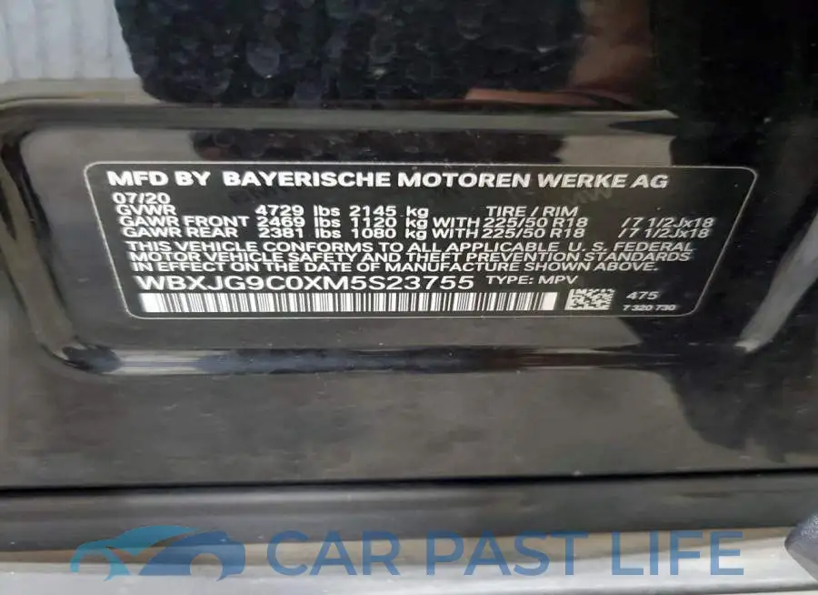 WBXJG9C0XM5S23755# 12