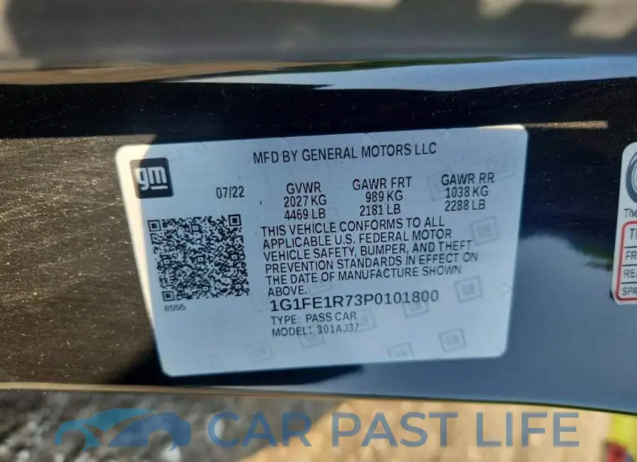 1G1FE1R73P0101800# 13