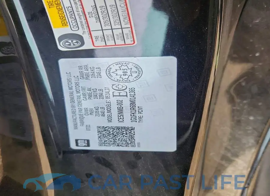 1G1FK1R68M0141365# 13