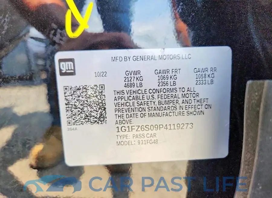 1G1FZ6S09P4119273# 13