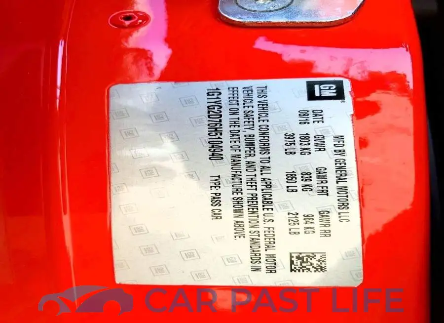 1G1YG2D76H5104940# 12