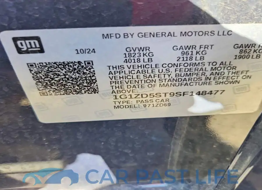 1G1ZD5ST9SF148477# 12