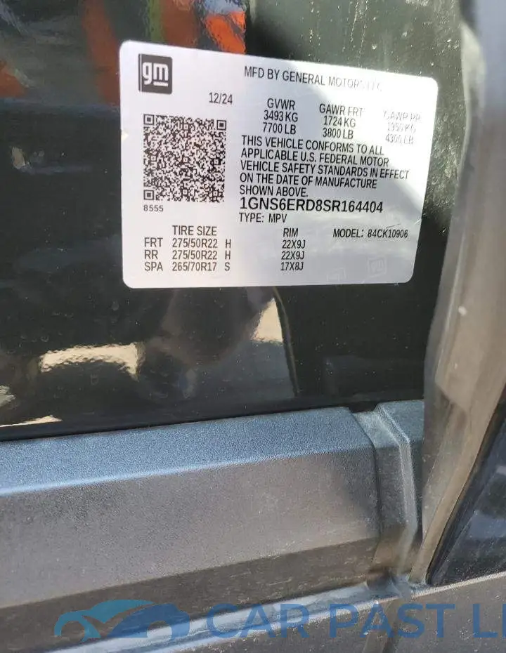 1GNS6ERD8SR164404# 14