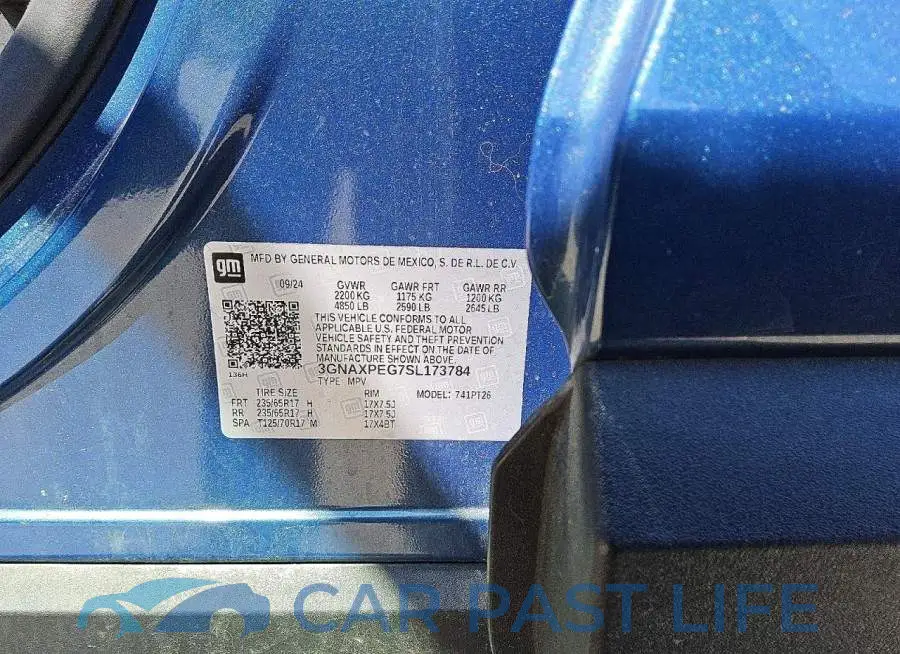 3GNAXPEG7SL173784# 13