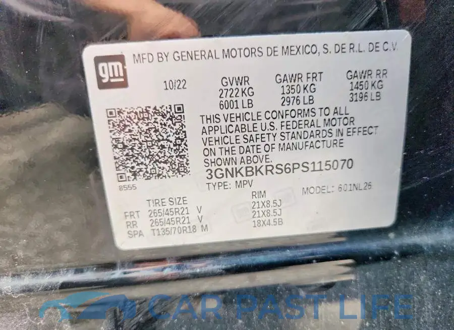 3GNKBKRS6PS115070# 13