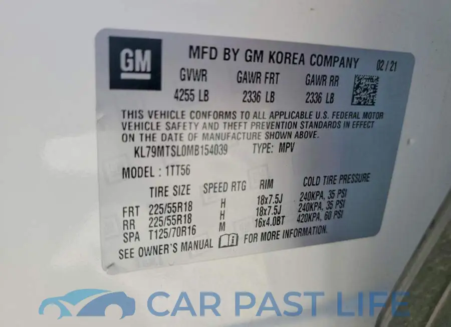 KL79MTSL0MB154039# 14