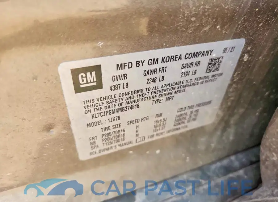 KL7CJPSM4MB374816# 13