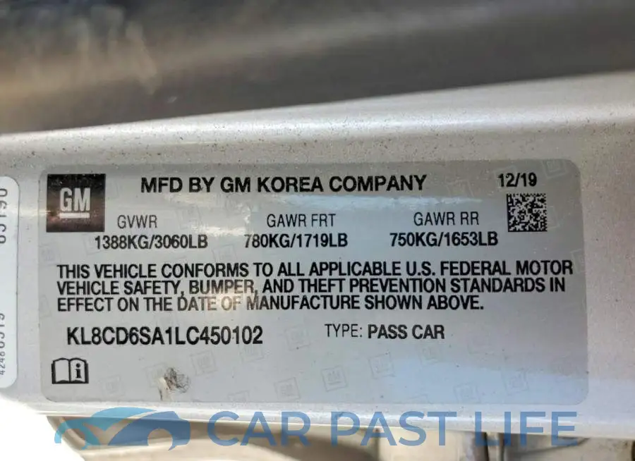 KL8CD6SA1LC450102# 12
