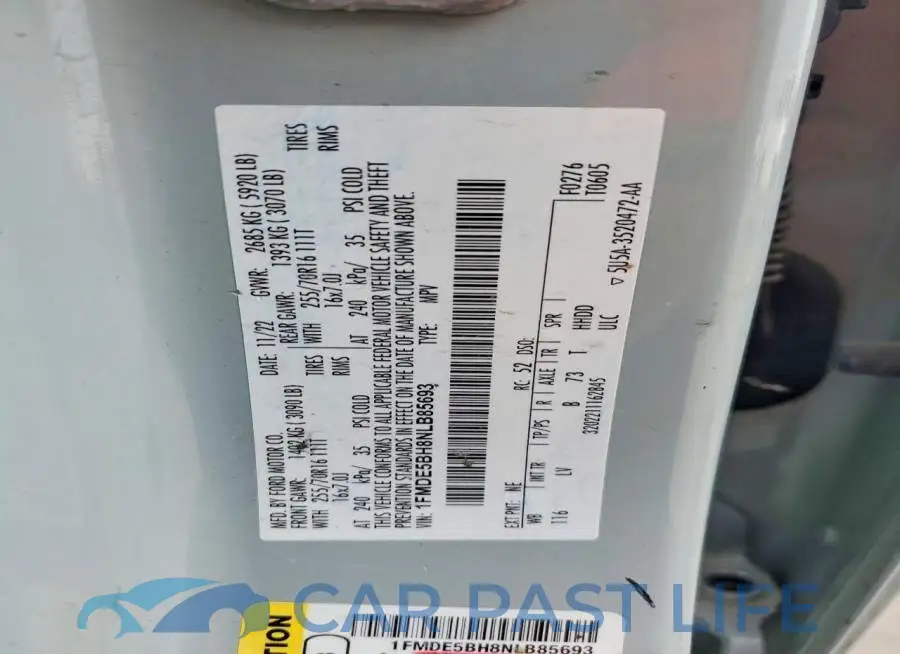 1FMDE5BH8NLB85693# 13