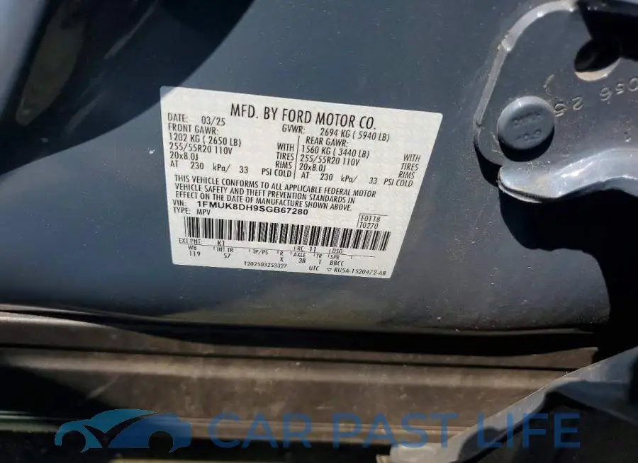 1FMUK8DH9SGB67280# 13
