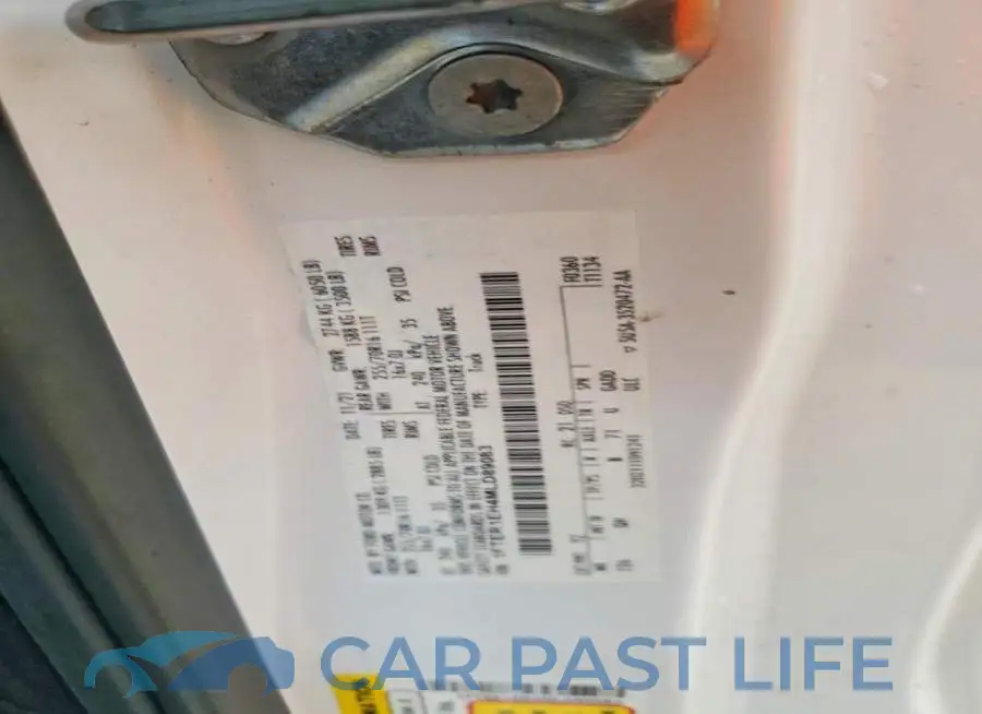 1FTER1EH4MLD89083# 12