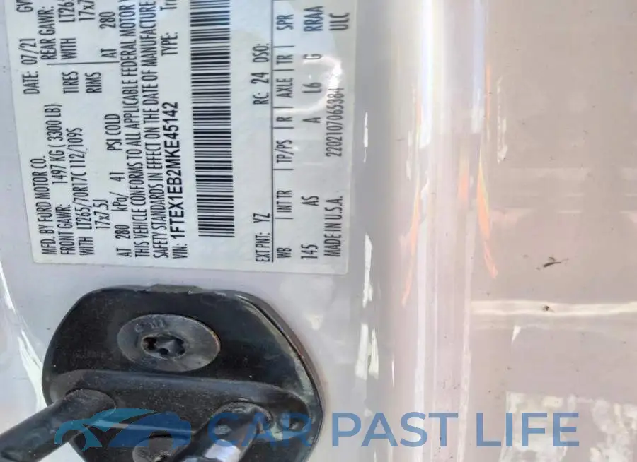 1FTEX1EB2MKE45142# 12