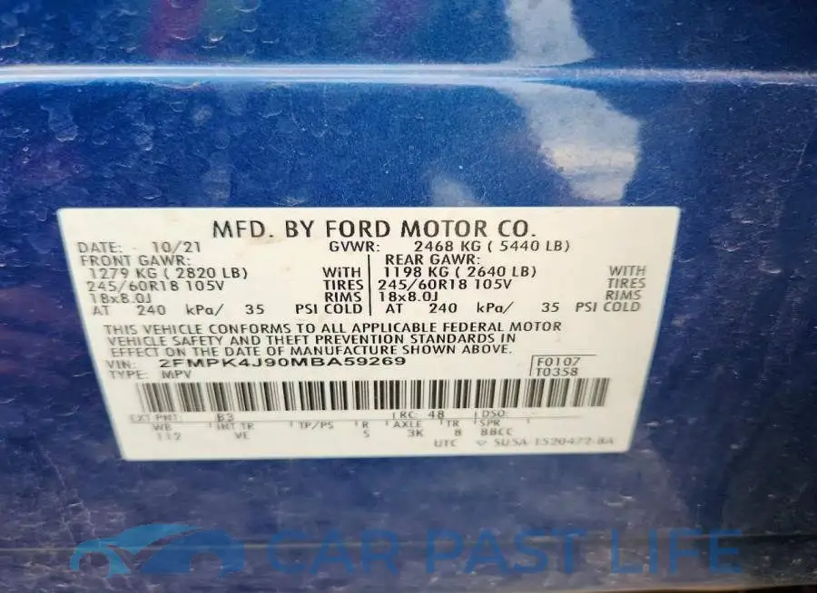 2FMPK4J90MBA59269# 13