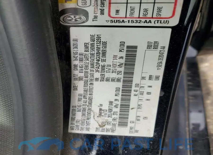 3FADP4GX8HM132591# 13