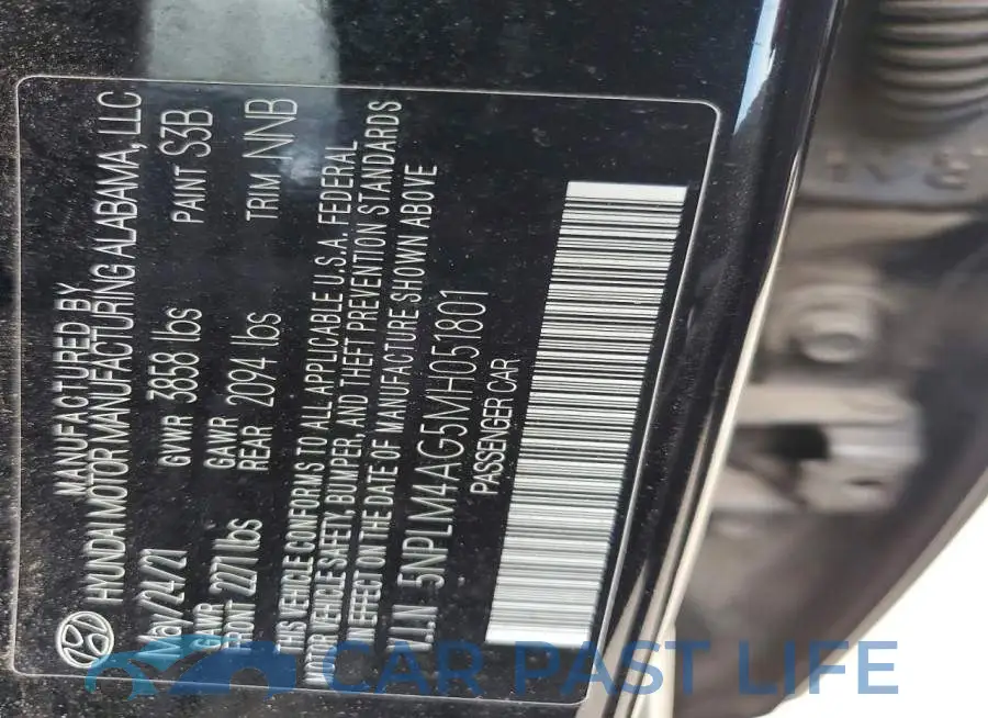 5NPLM4AG5MH051801# 12
