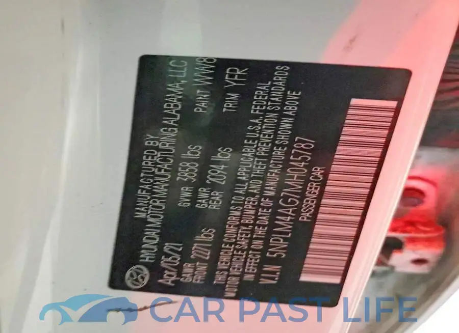 5NPLM4AG7MH045787# 12