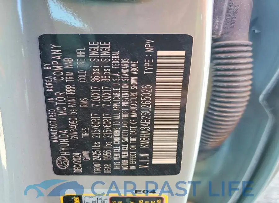 KM8HA3AB2SU265026# 13