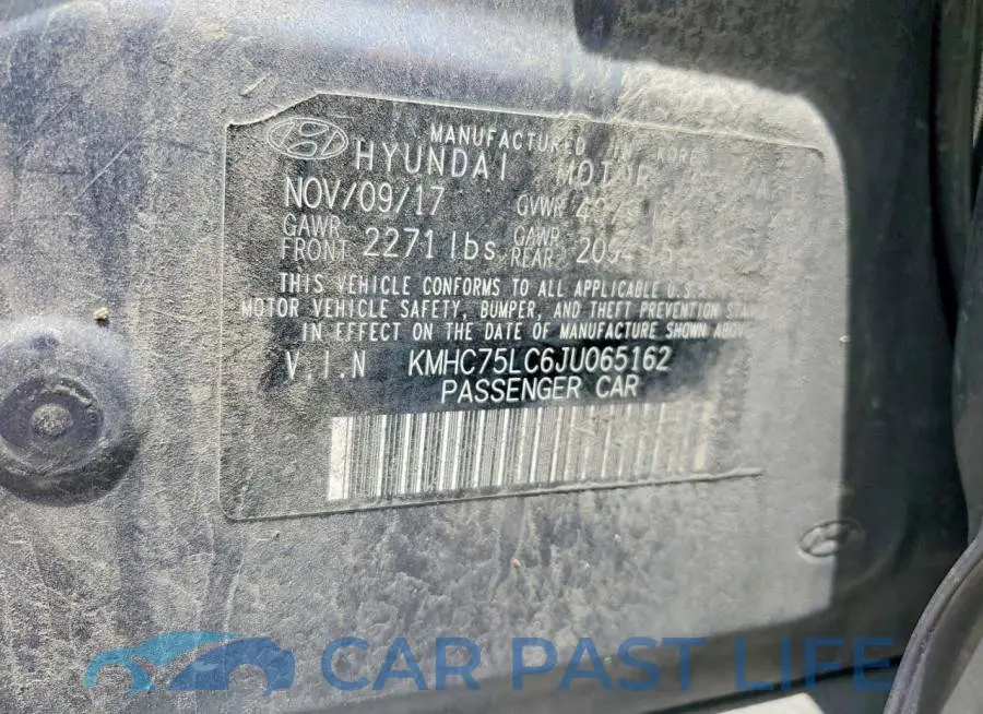 KMHC75LC6JU065162# 13