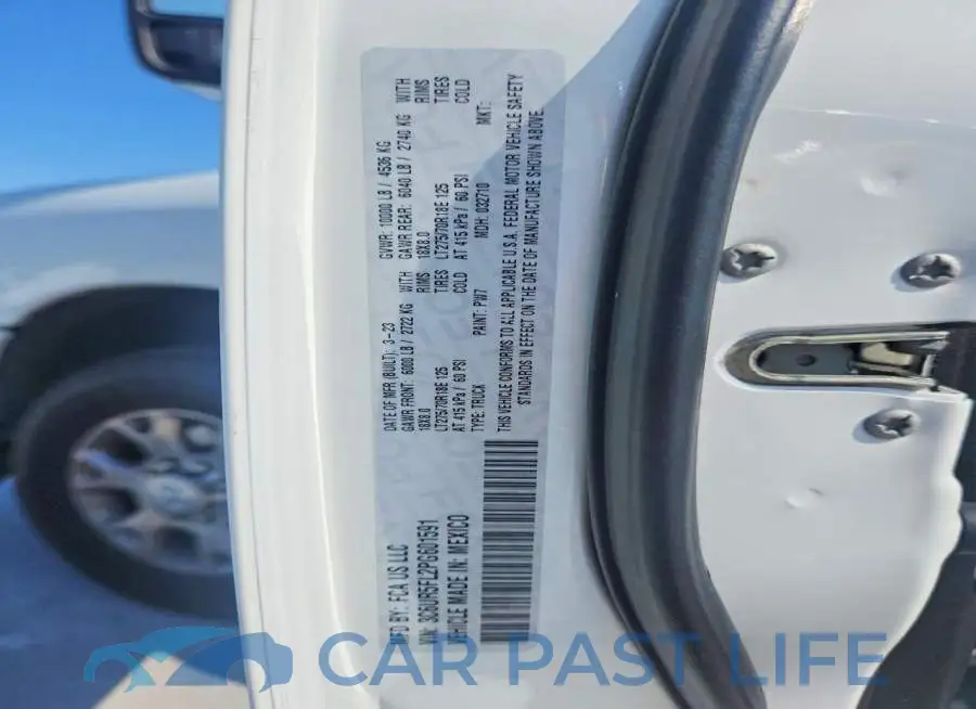 3C6UR5FL2PG601591# 12