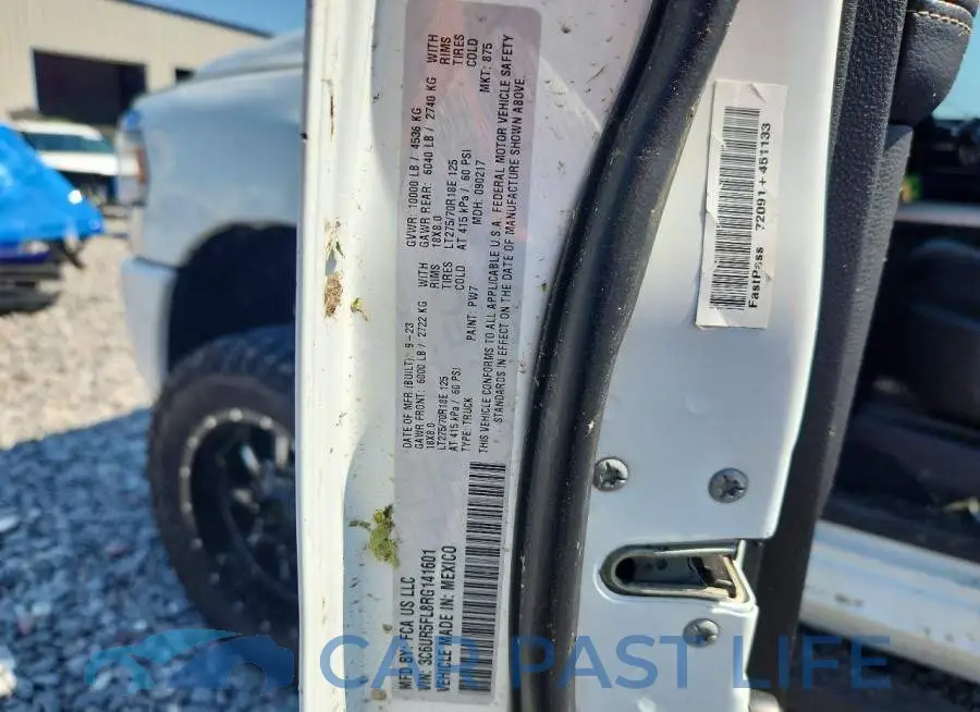 3C6UR5FL8RG141601# 12