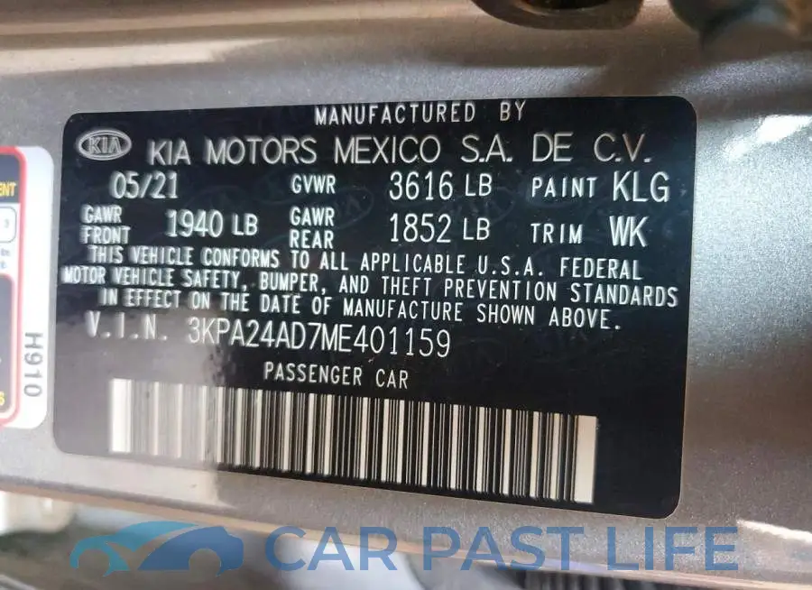 3KPA24AD7ME401159# 13
