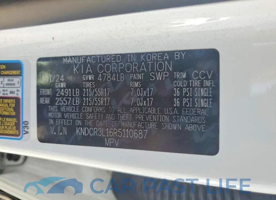 KNDCR3L16R5110687# 13