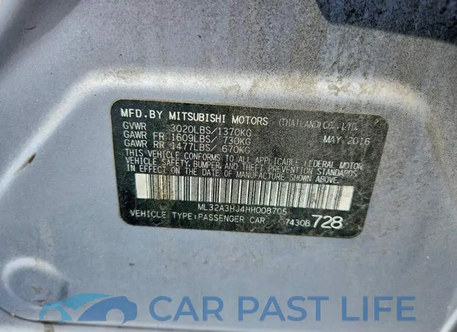 ML32A3HJ4HH008705# 12