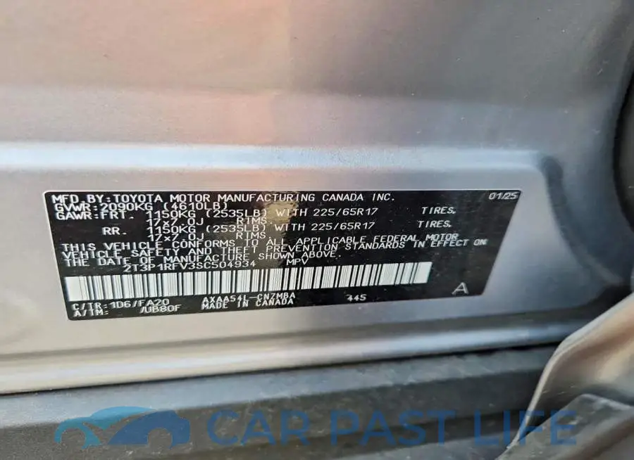2T3P1RFV3SC504934# 14