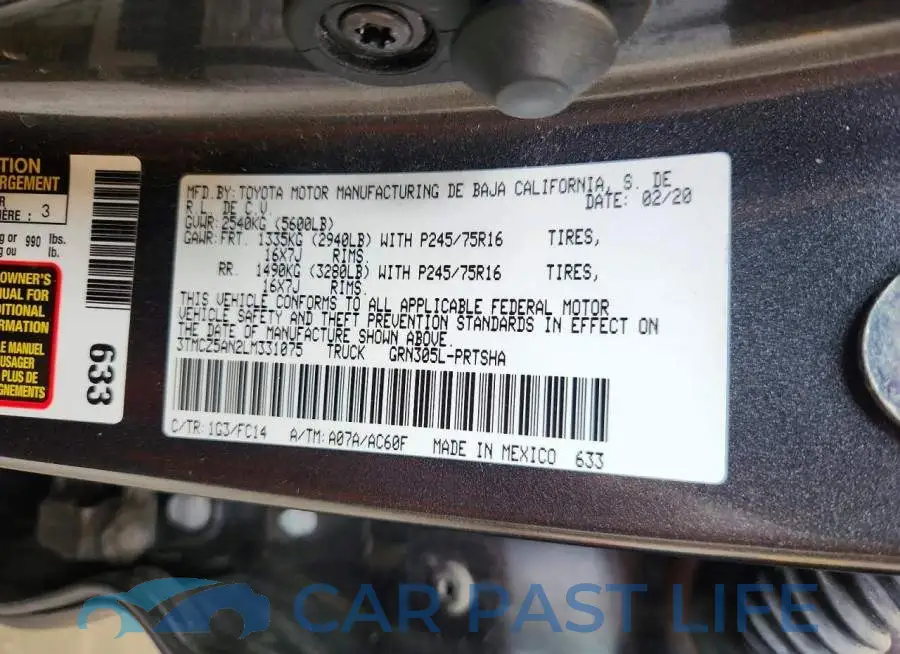 3TMCZ5AN2LM331075# 12