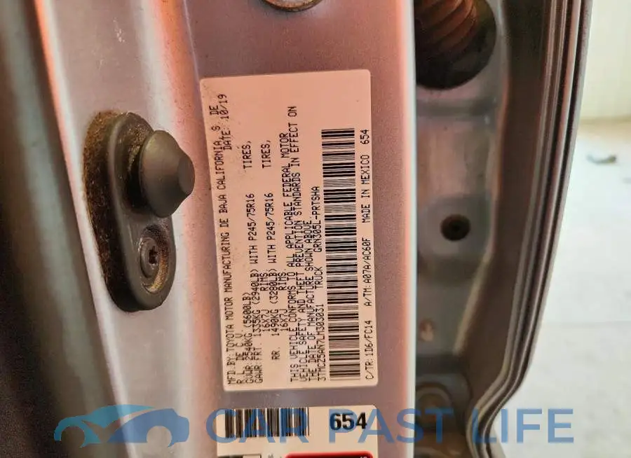 3TMCZ5AN7LM303031# 12