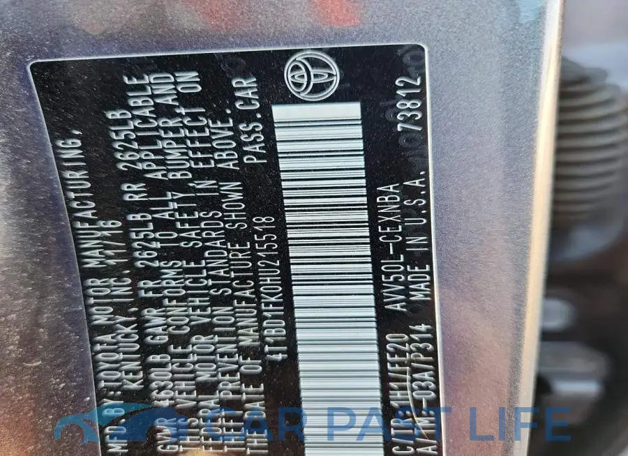 4T1BD1FK0HU215518# 12