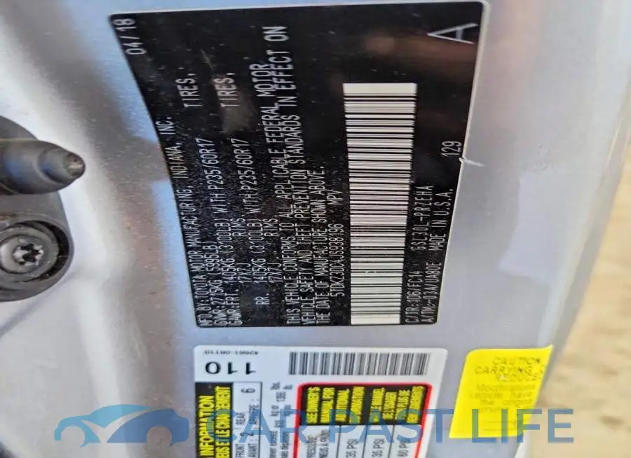 5TDKZ3DC4JS938196# 13