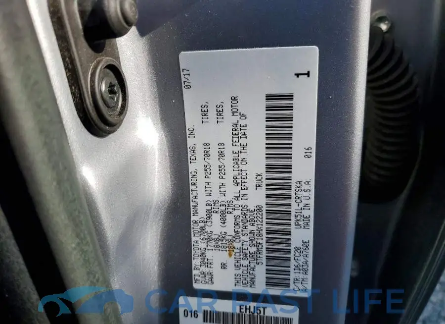 5TFRM5F18HX122200# 12