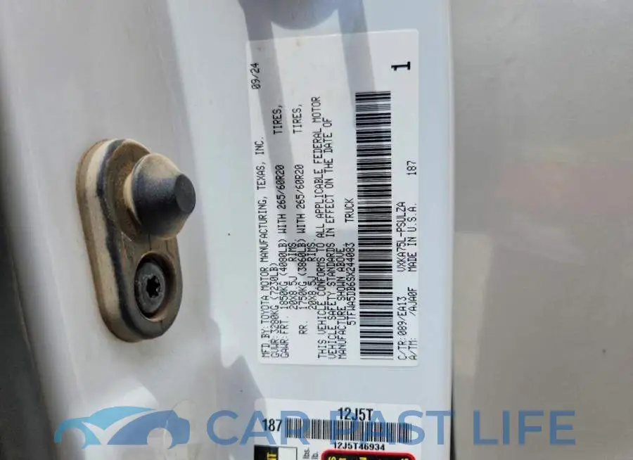 5TFWA5DB6SX244083# 13