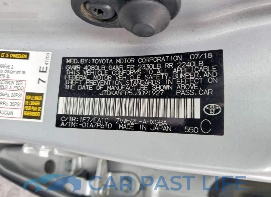 JTDKARFP5J3091927# 12