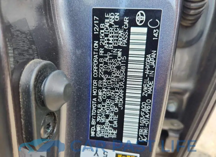 JTDKARFU9J3548115# 13