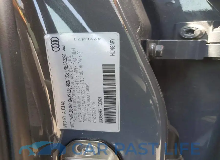 WAUJ8GFF8J1030079# 13