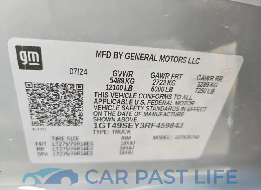 1GT49SEY3RF459843# 12
