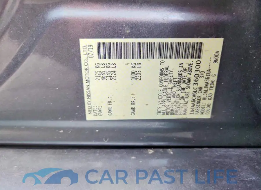1N4AA6CV6LC360300# 12