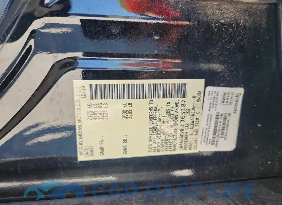 1N4AA6DV8LC365187# 13