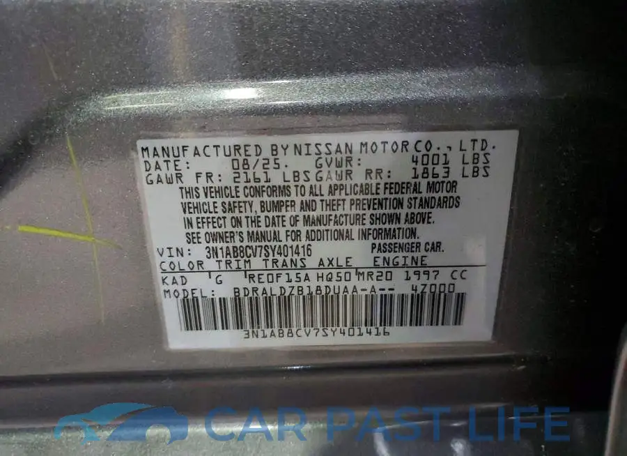 3N1AB8CV7SY401416# 12