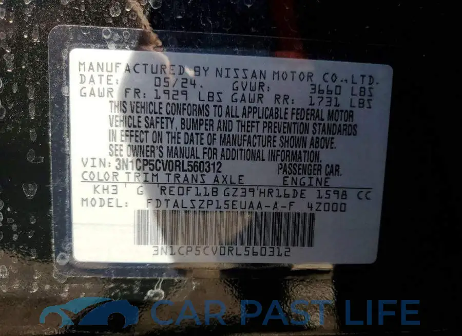 3N1CP5CV0RL560312# 13