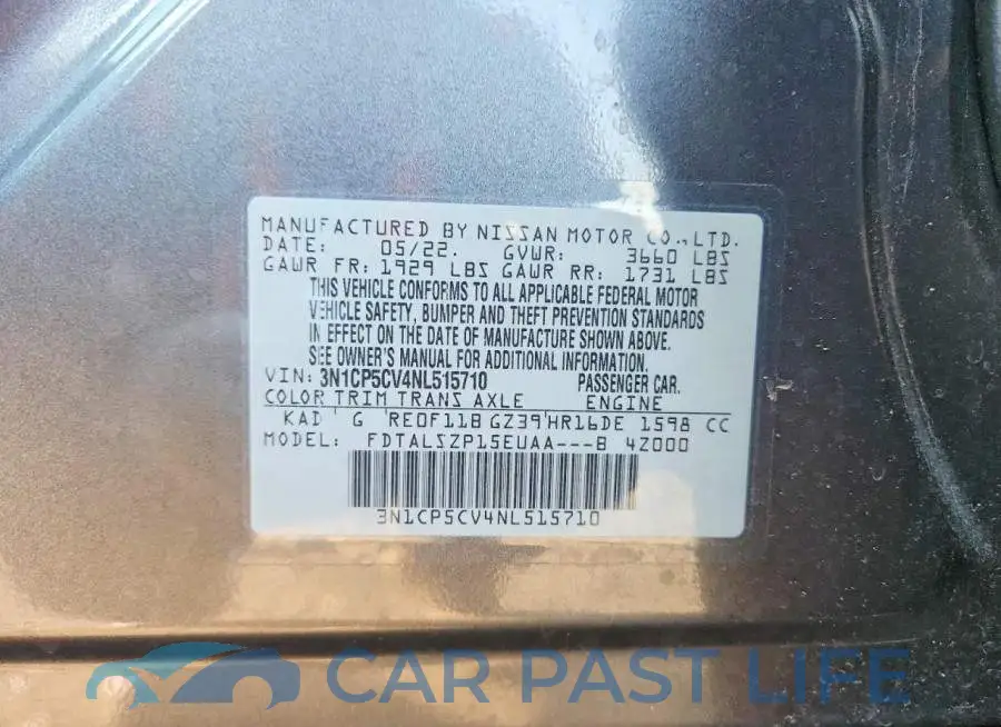 3N1CP5CV4NL515710# 14