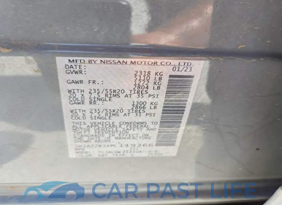 5N1AZ2BJXPC119366# 13