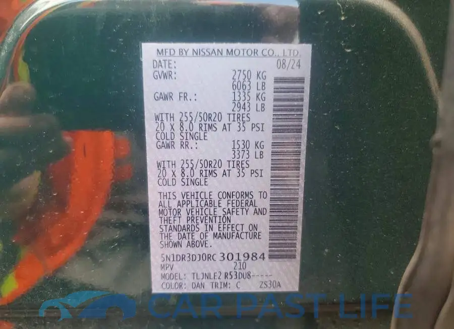 5N1DR3DJ0RC301984# 14
