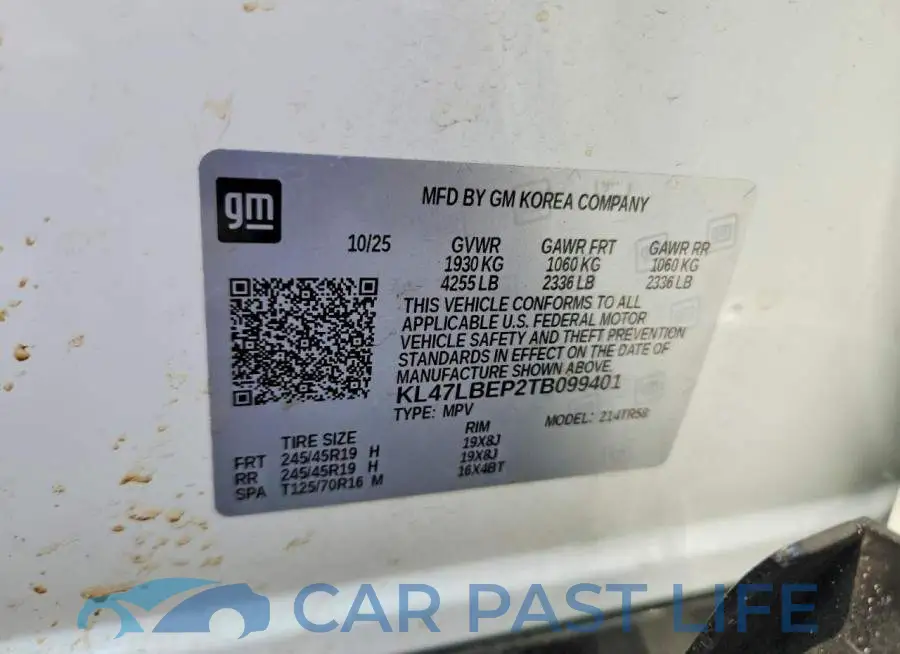 KL47LBEP2TB099401# 12