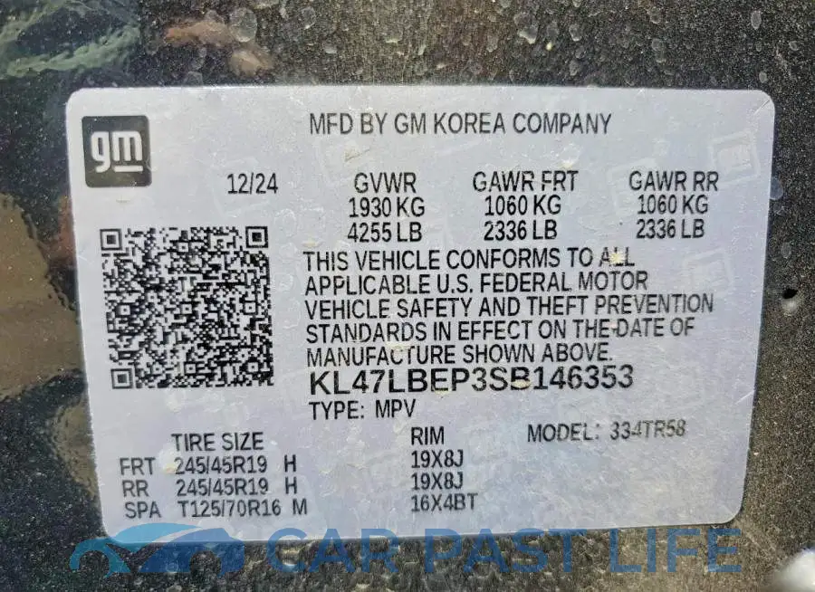 KL47LBEP3SB146353# 13