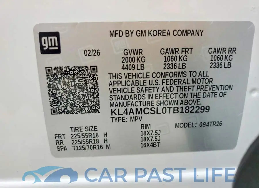 KL4AMCSL0TB182299# 14