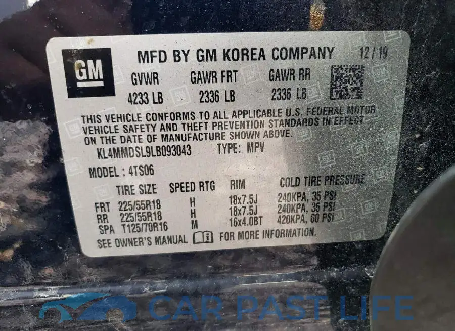 KL4MMDSL9LB093043# 12